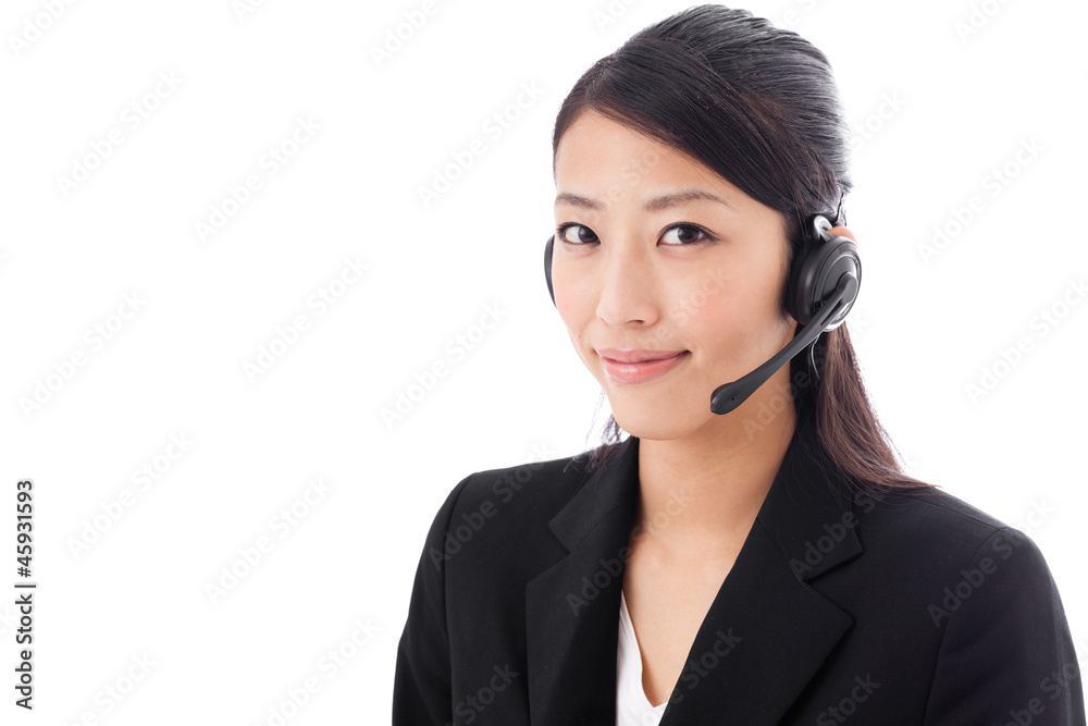 asian businesswoman on white background asian businesswoman on white background
