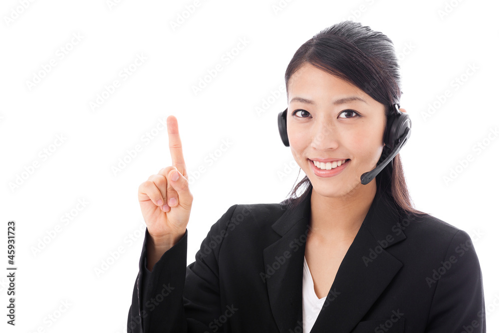 asian businesswoman on white background asian businesswoman on white background