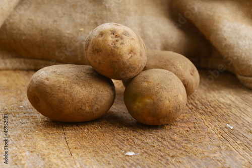 Harvest potatoes