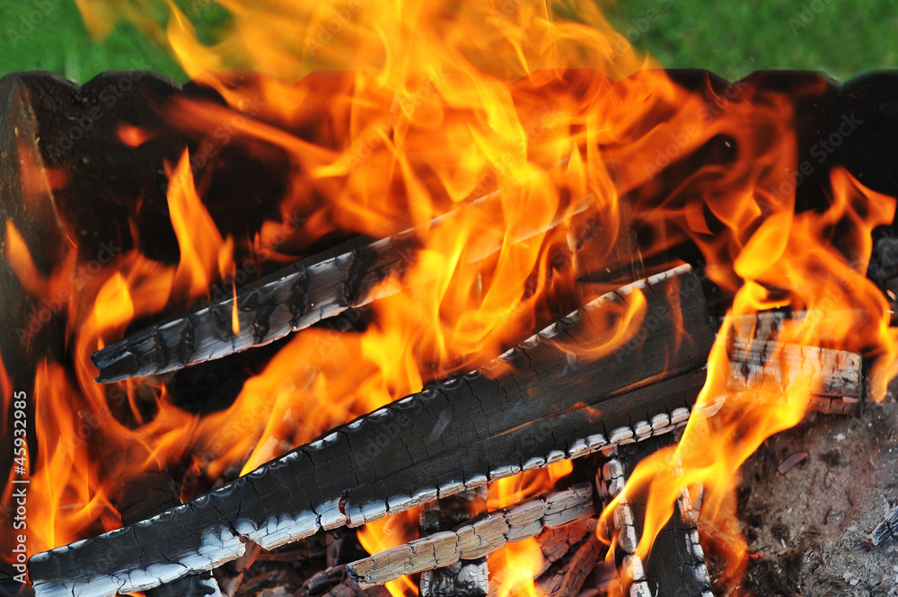 Burning down fire Burning down fire