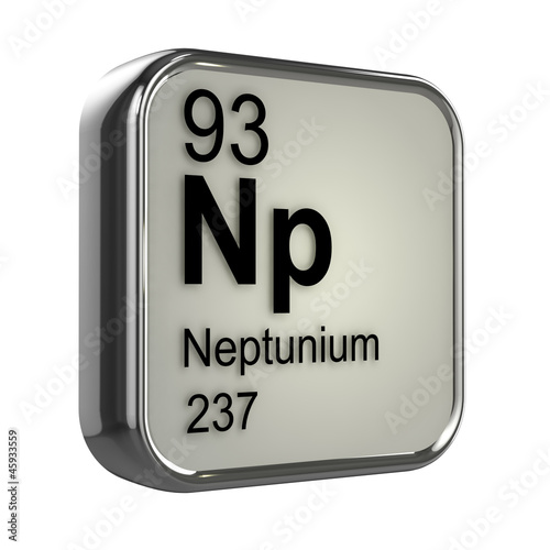 3d Periodic Table - 93 Neptunium