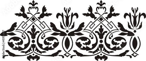 Decorative vegetative ornament of 19 centuries