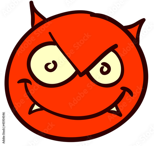 Smiley Doodle devil