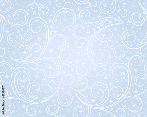 seamless background with snowflakes