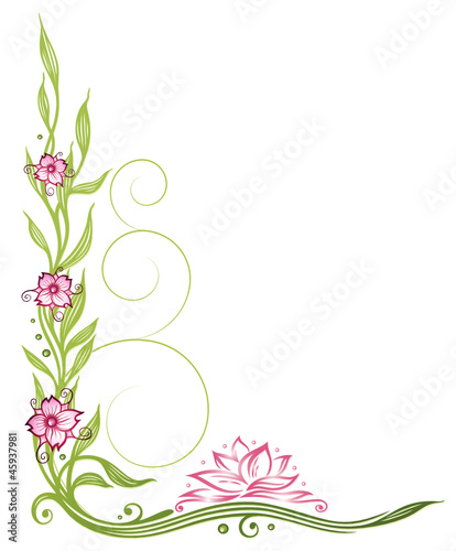 Lotus, Kirschblüten, Yoga, Wellness, Meditation