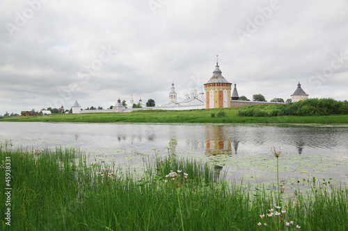 Saviour Prilutskyl Monastery near river in Vologda, Russia