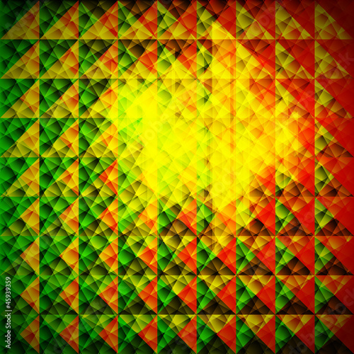 Abstract triangle mosaic background for design