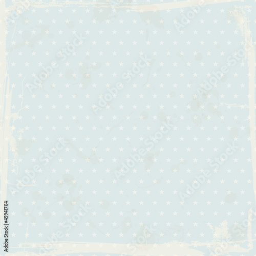 Retro Background Stars Blue