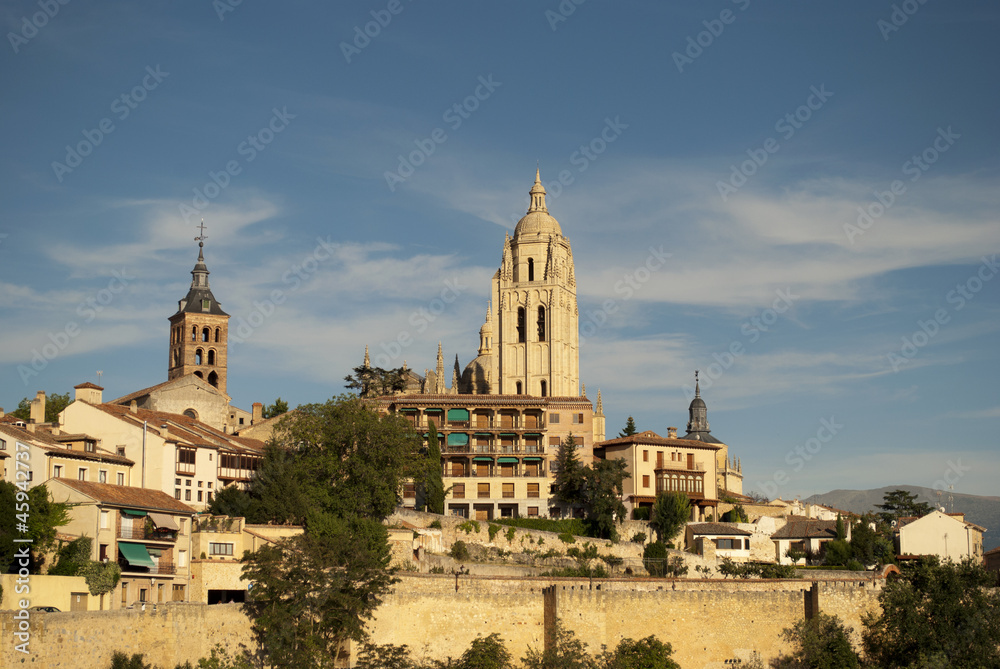 View of the Segovia(Spain)