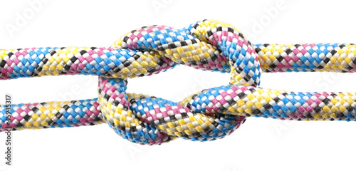 Rope with knot