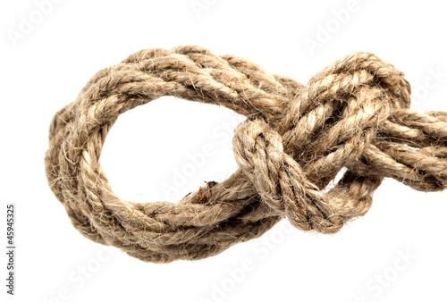 Rope with knot