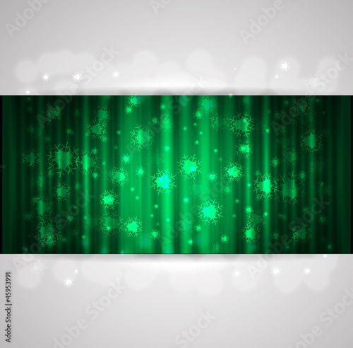 christmas and new year night banner