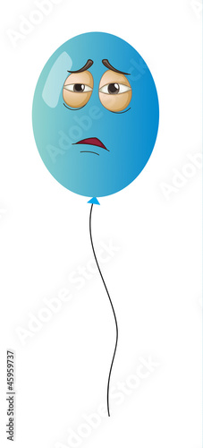 blue balloon