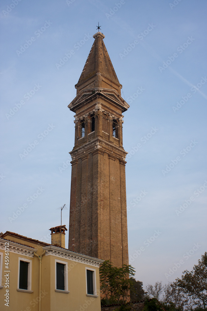 Fototapeta premium Église San Martino de Burano, Italie