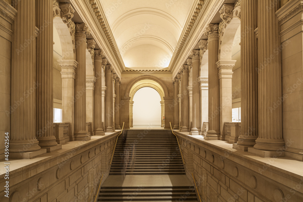 Entrance to Classical Style Building