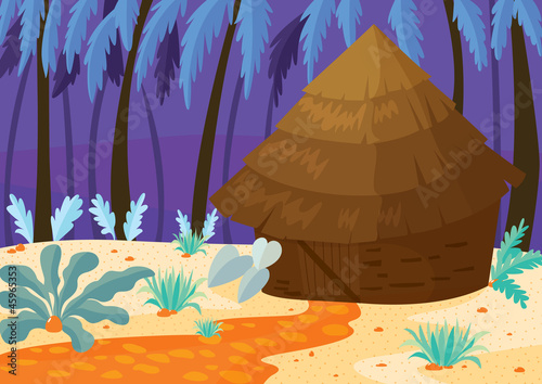 hut in nature