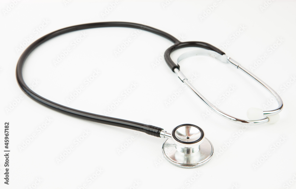 Metal black stethoscope Metal black stethoscope