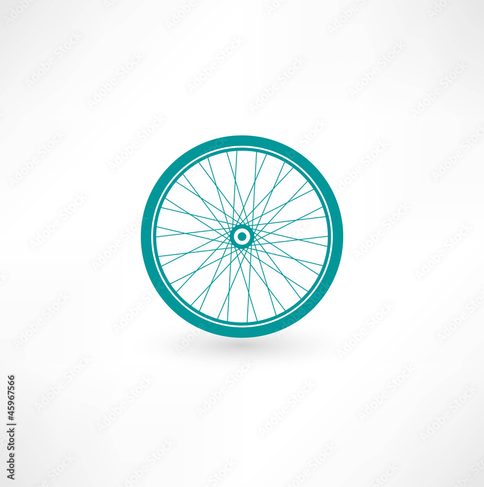 Obraz premium Bicycle Wheel Symbol