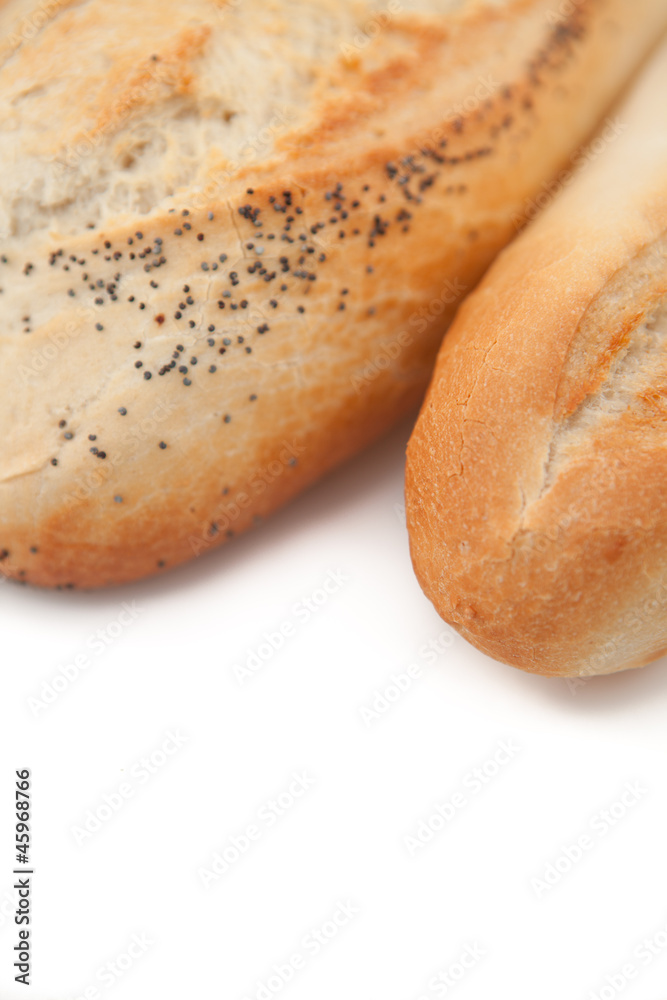 Baguette and vienna roll