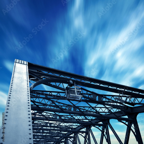 Fototapeta Naklejka Na Ścianę i Meble -  Bridge support beams