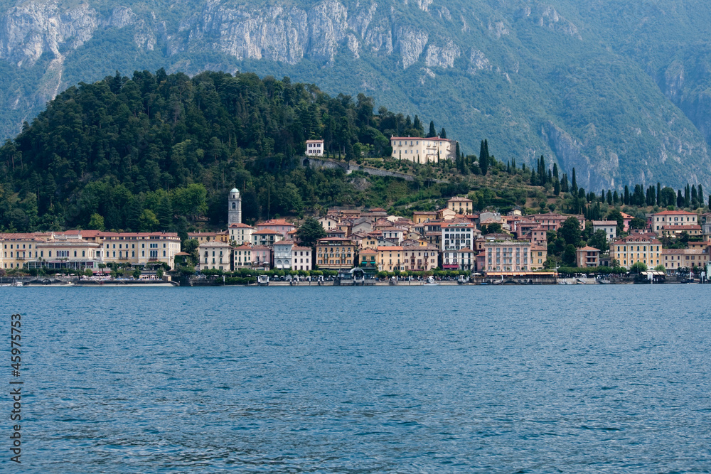 Fototapeta premium Bellagio visto dal battello