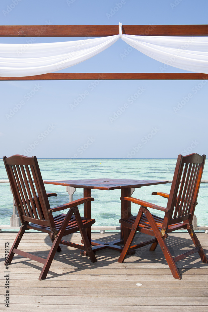 dining with ocean view
