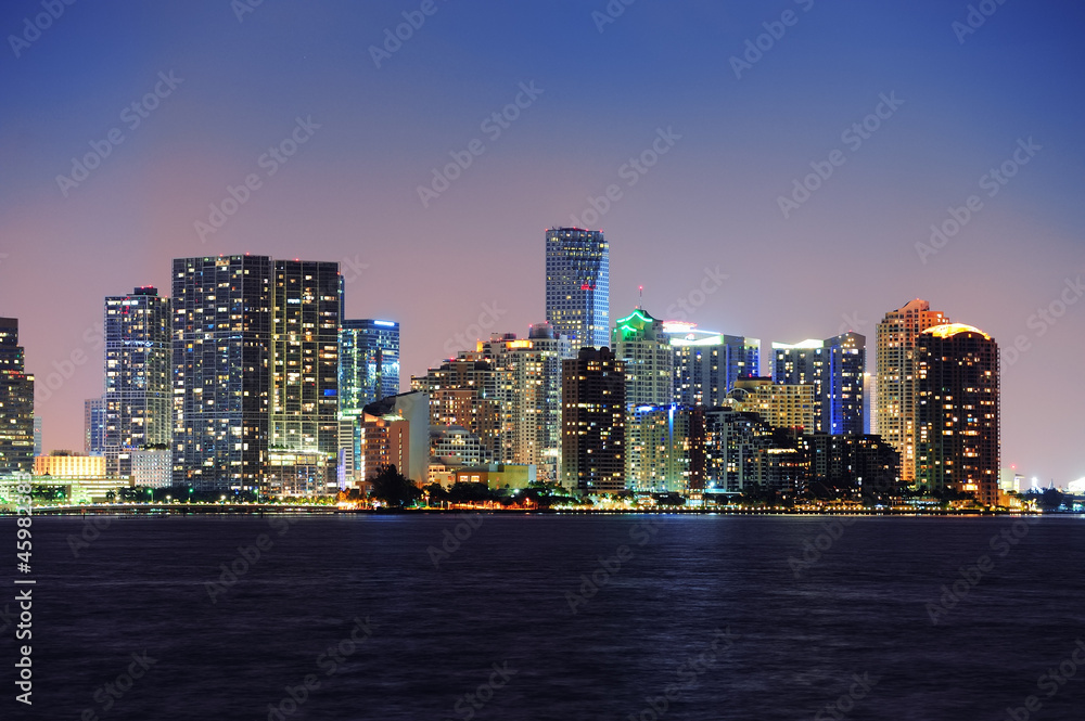 Miami night scene