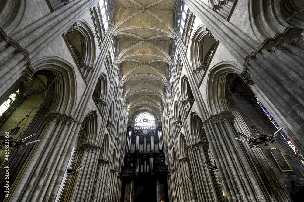 Rouen - Cathedral interior