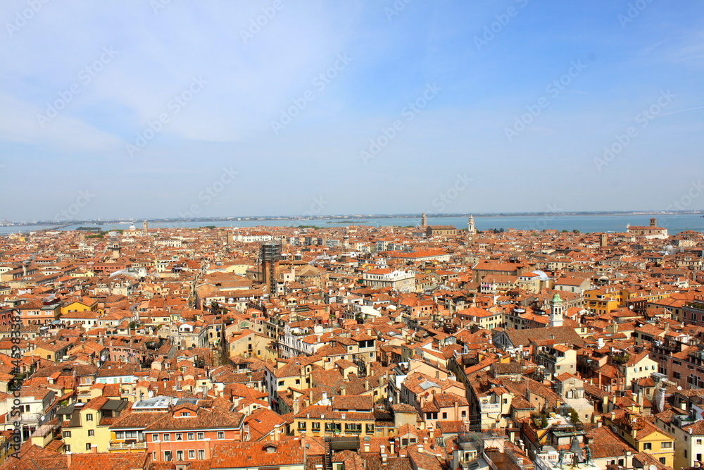 Vue panoramique sur la ville de Venise - Italie Vue panoramique sur la ville de Venise - Italie