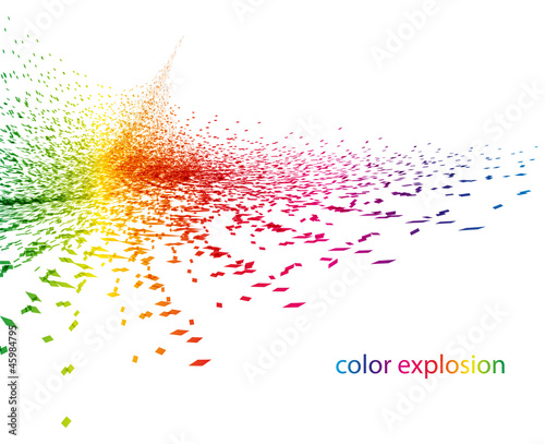 color explosion abstract design