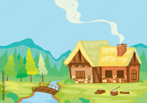 a house in nature