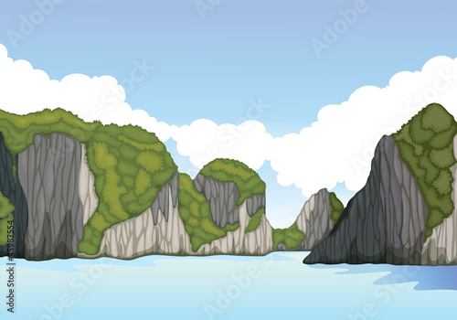 beautiful mountain landscape