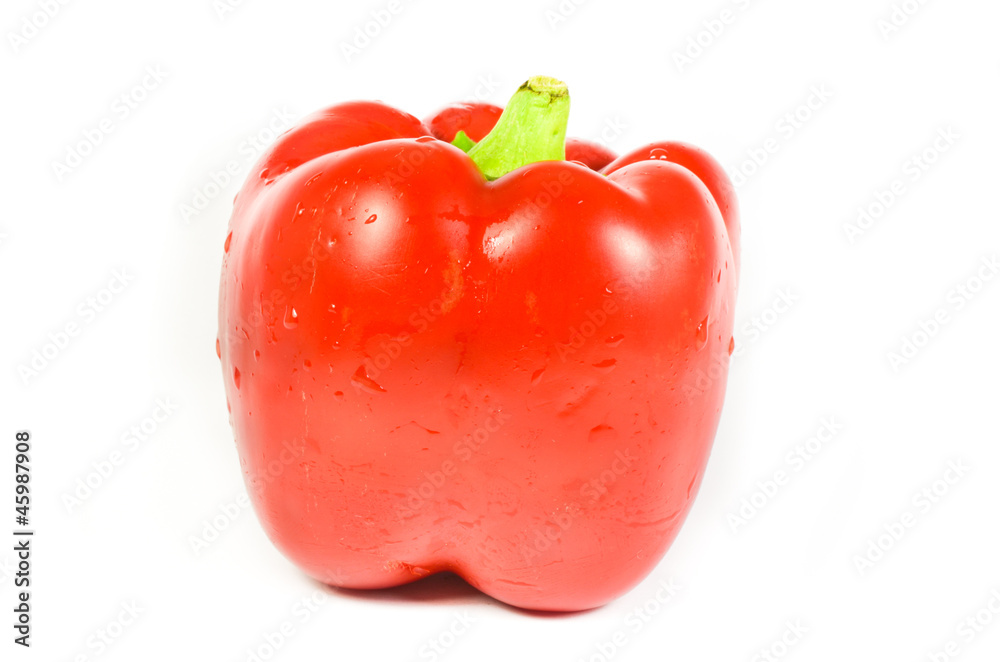 Isolated red pepper