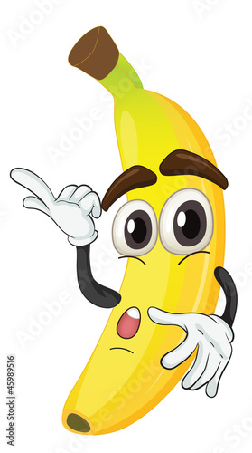 a banana