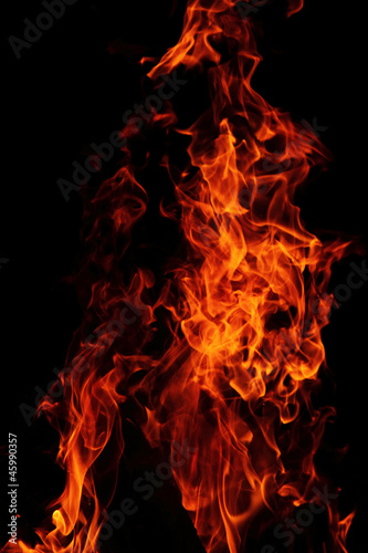 red flames background