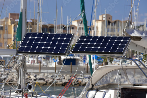 Photovoltaikmodule am Segelboot - Solar Panels on sailboat