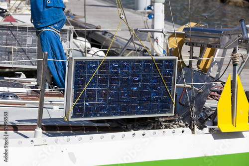 Photovoltaikmodule am Segelboot - Solar Panels on sailboat