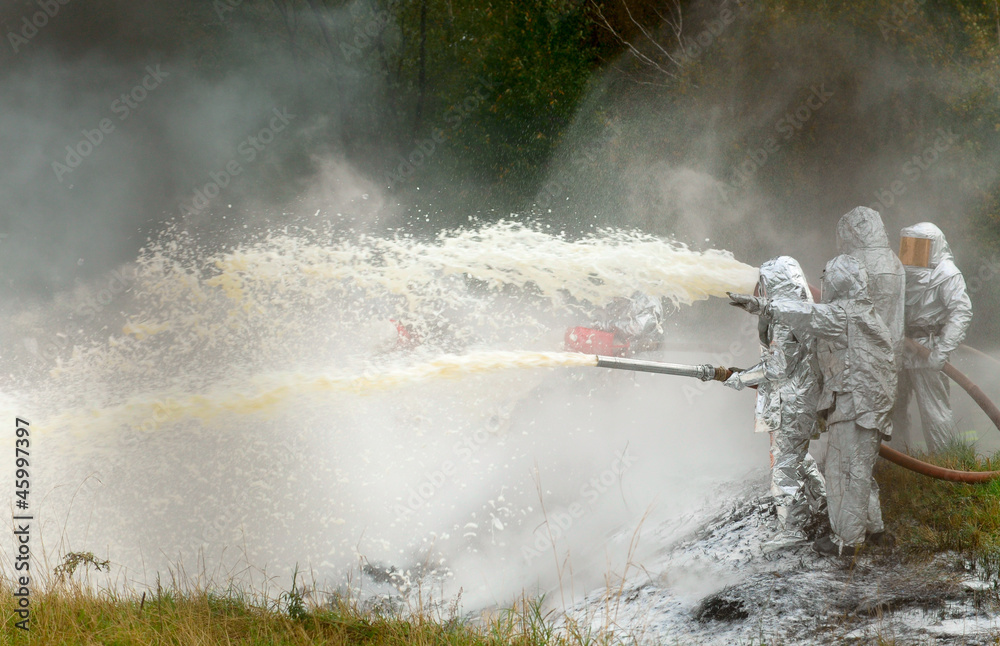 Obraz premium Firemen