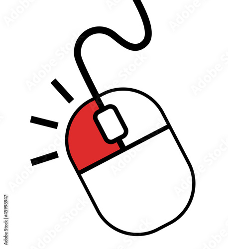 Computer mouse push