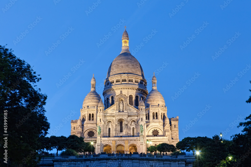 Sacre-Coeur Basilica in Paris, France