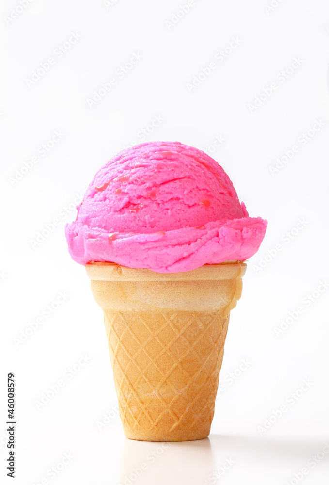 Fruit ice cream cone Fruit ice cream cone