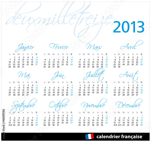 2013 FRANCE SCRIP HORIZONTAL AZUL