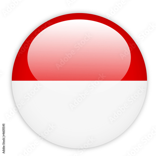 Monaco flag button Free Download Monaco flag button - GFXLoad