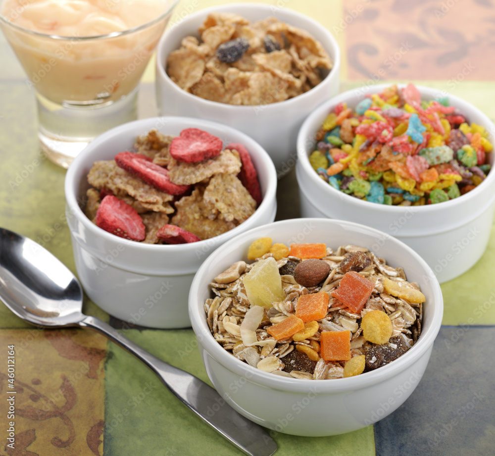 Muesli And Cereal Assortment Muesli And Cereal Assortment