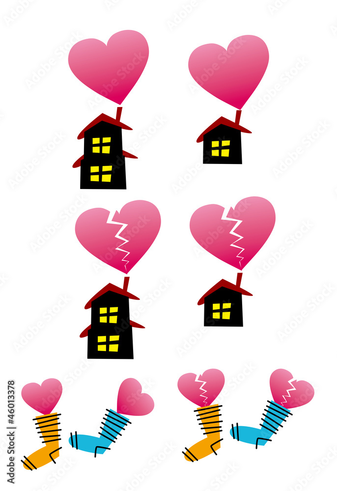 ハート 愛 愛情 恋愛 失恋 ビジネス 元気 勇気 Stock Illustration Adobe Stock