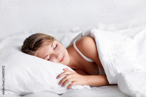 In bed