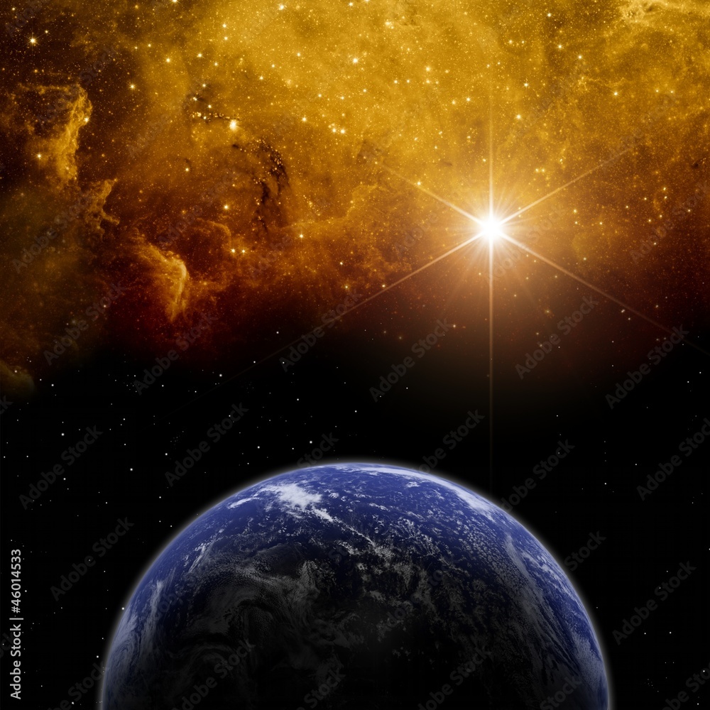 Fototapeta premium Planet in space