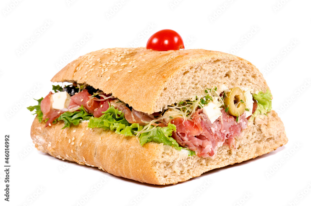 Big tasty sandwich