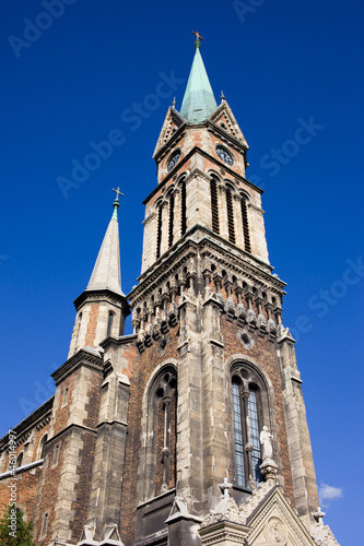 Ferencvaros Church Tower in Budapest