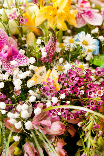 Wallpaper Mural bouquet of colorful flowers Torontodigital.ca